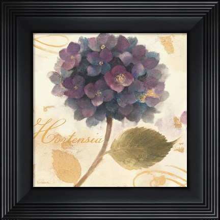 Framed Abundant Hydrangea II Print