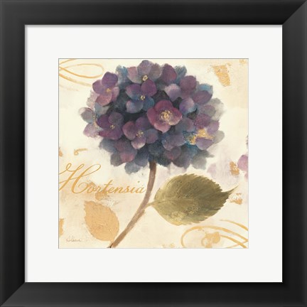 Framed Abundant Hydrangea II Print