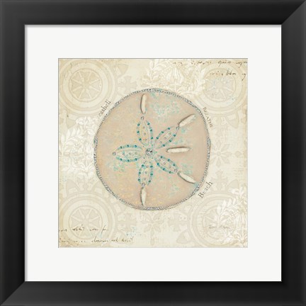 Framed Beach Treasures IV Print