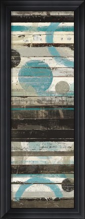 Framed Blue Zephyr Panel Print