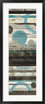 Framed Blue Zephyr Panel Print