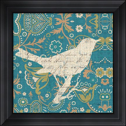Framed Bohemian Nature Square II Print