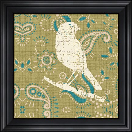 Framed Bohemian Nature Square III Print