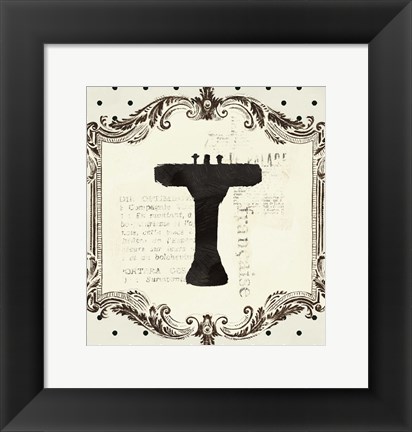 Framed Cartouche Sink Print