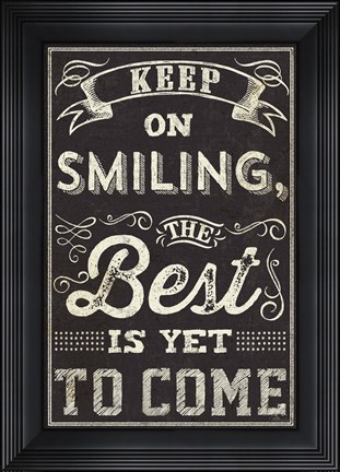 Framed Chalk Quotes II Print