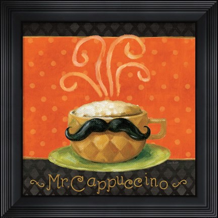 Framed Cafe Moustache IV Square Print