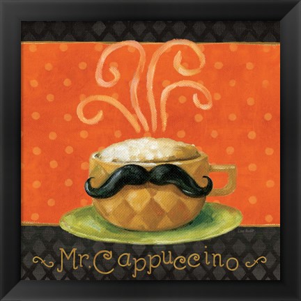 Framed Cafe Moustache IV Square Print