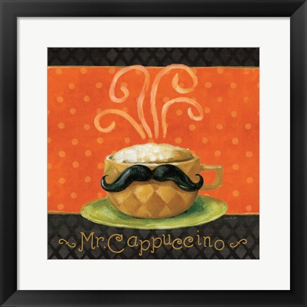 Framed Cafe Moustache IV Square Print