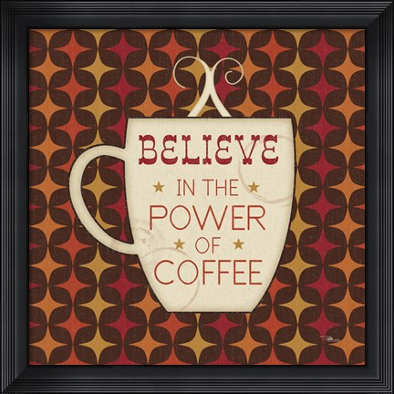 Framed Caffeine IV Print