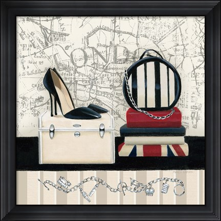 Framed Charming Travel I Print