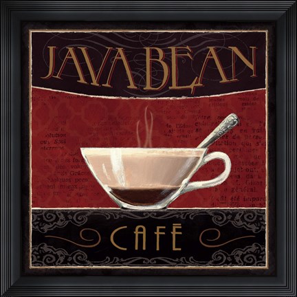 Framed Coffee Shop II Print