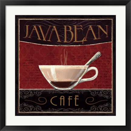 Framed Coffee Shop II Print