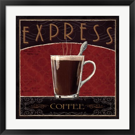 Framed Coffee Shop IV Print