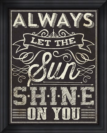 Framed Chalk Quotes I Print