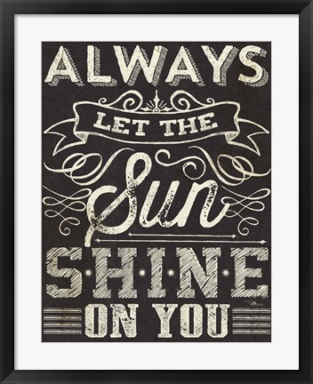 Framed Chalk Quotes I Print