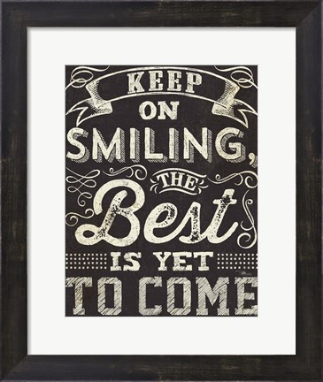 Framed Chalk Quotes II Print