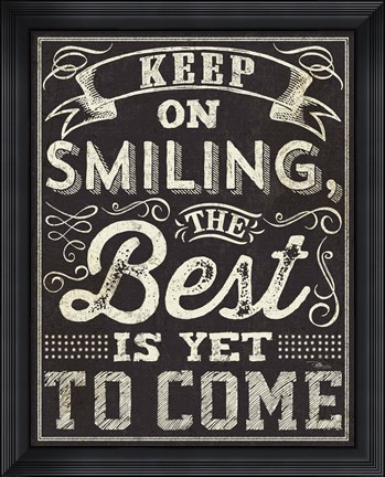 Framed Chalk Quotes II Print