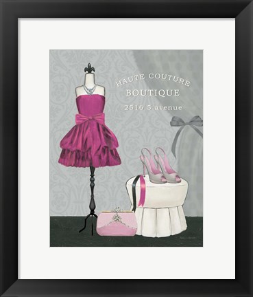 Framed Dress Fitting Boutique II Print