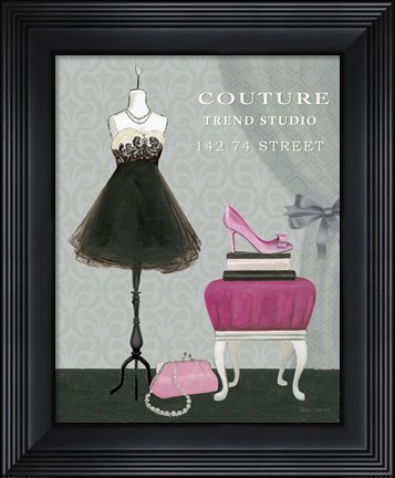 Framed Dress Fitting Boutique III Print