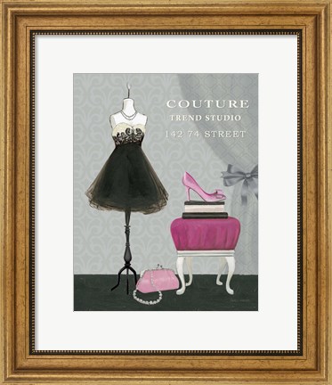 Framed Dress Fitting Boutique III Print