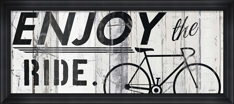 Framed Enjoy the Ride Print