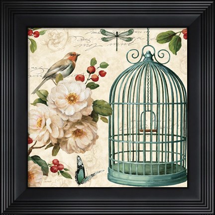 Framed Free as a Bird I Print
