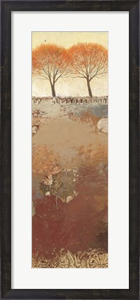 Framed Field and Forest Panel III Print