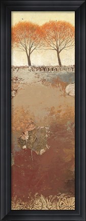 Framed Field and Forest Panel III Print