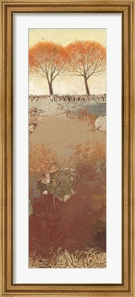 Framed Field and Forest Panel III Print