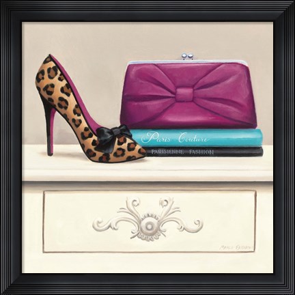 Framed Fashion Avenue I Print