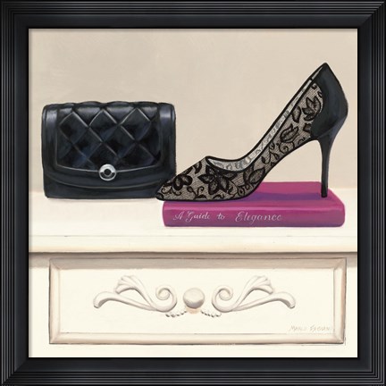 Framed Fashion Avenue III Print