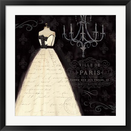 Framed French Couture I Print