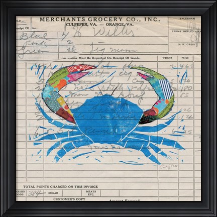 Framed Fresh from the Sea I Print