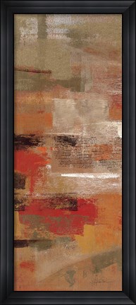Framed Flamenco Steps Panel I Print