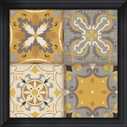 Framed Golden Glow 4pk Print