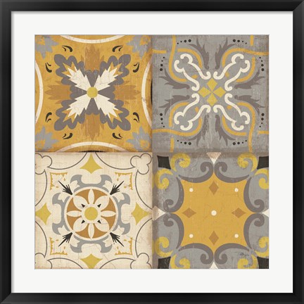 Framed Golden Glow 4pk Print