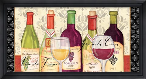 Framed Grand Crus Print