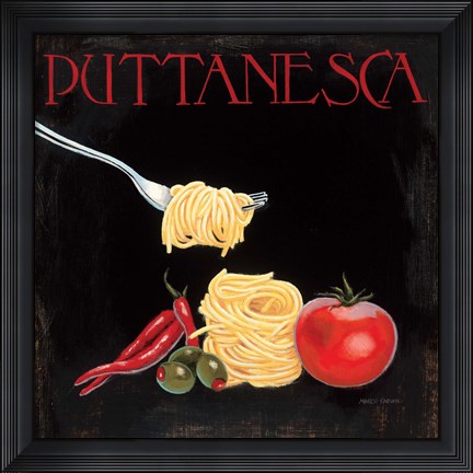 Framed Italian Cuisine I Print