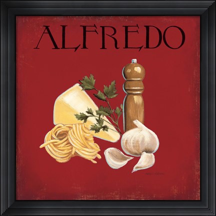 Framed Italian Cuisine III Print