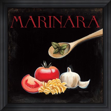 Framed Italian Cuisine IV Print