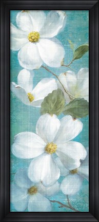 Framed Indiness Blossom Panel Vinage I Print