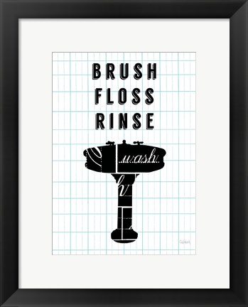 Framed Letterform Sink Print