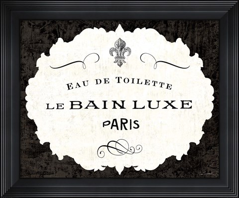 Framed Le Bain Luxe I Print