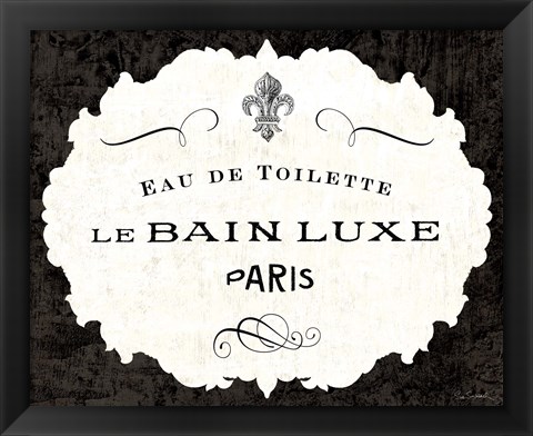 Framed Le Bain Luxe I Print