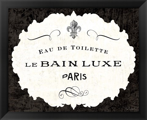 Framed Le Bain Luxe I Print