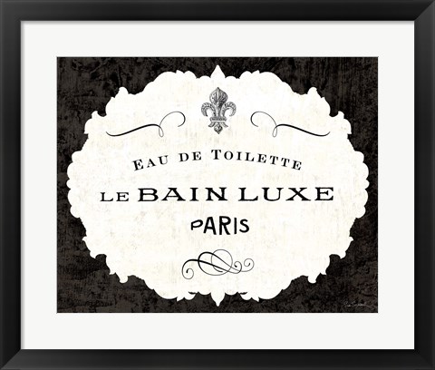 Framed Le Bain Luxe I Print