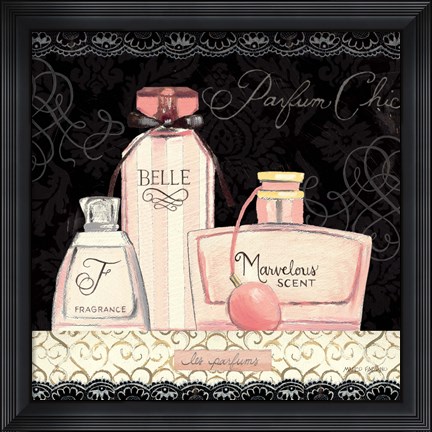 Framed Les Parfum II Print