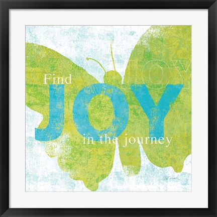 Framed Letterpress Joy Print