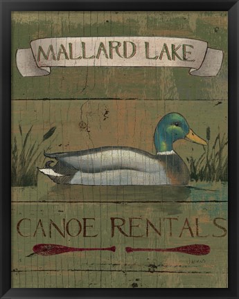 Framed Lodge Signs IV Print