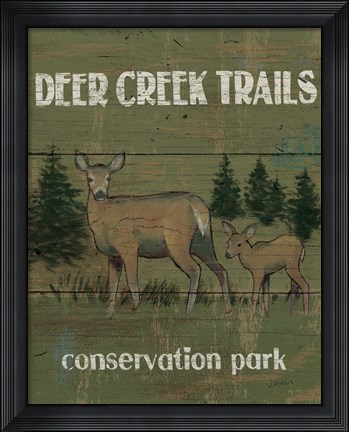 Framed Lodge Signs VIII Print